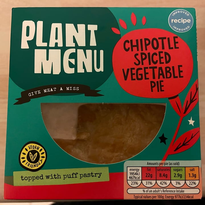 ALDI Chipotle Spiced Vegetable Pie Review abillion