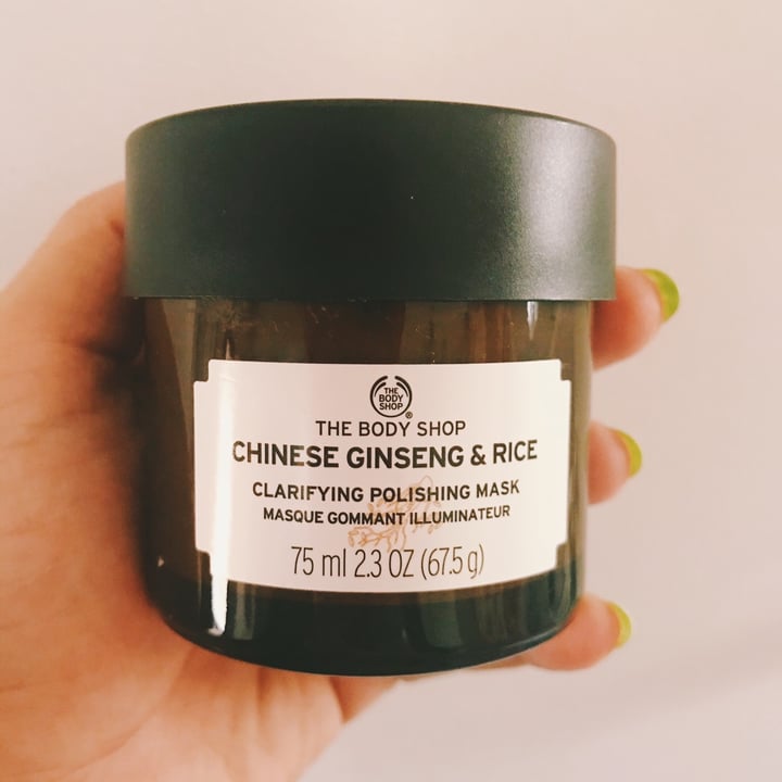 The Body Shop Chinese Ginseng & Rice Clarifying Polishing Mask Review |  abillion