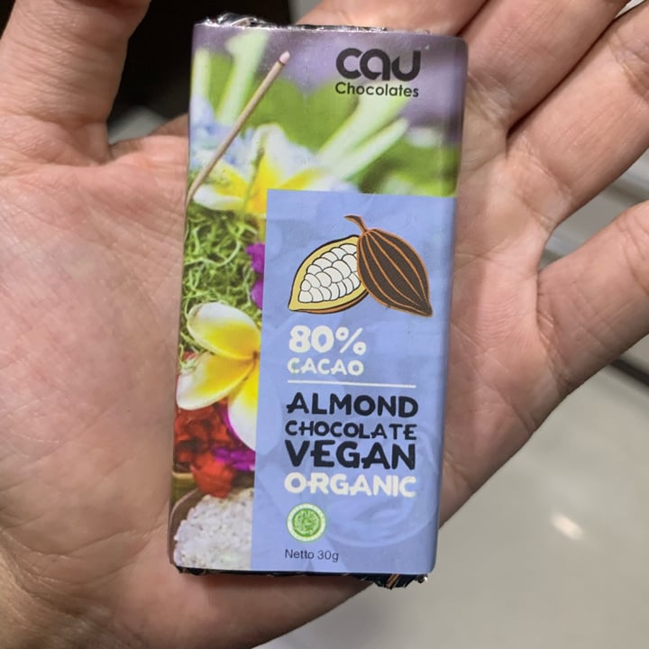 Cau Chocolates Bali Almond chocolate vegan organic Review abillion