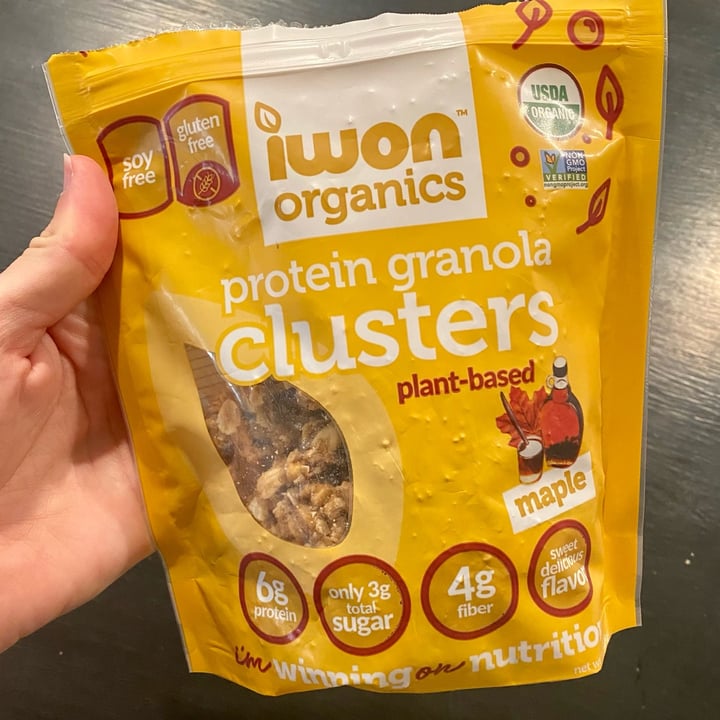 Iwon Organics Protein Granola Clusters Maple Reviews abillion