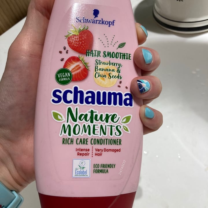 Schwarzkopf Shauma Nature Moments Hair Smoothie Conditioner Strawberry  Banana Reviews | abillion