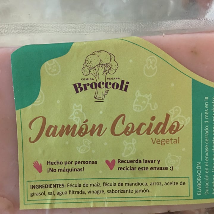 review photo of Broccoli Comida Vegana Jamón Cocido shared by @carocicare on 24 Dec 2020 - review