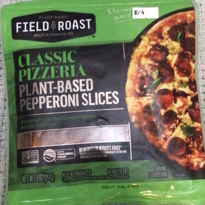 Field Roast Classic Pizzeria Plantbased Pepperoni Slices Review abillion