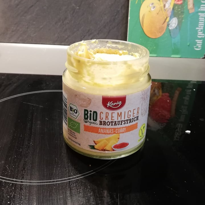 review photo of Kania Bio Cremiger Brotaufstrich Ananas-Curry shared by @monstera on 17 Sep 2022 - review