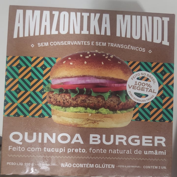 Amazonika mundi Quinua Burguer Review | abillion
