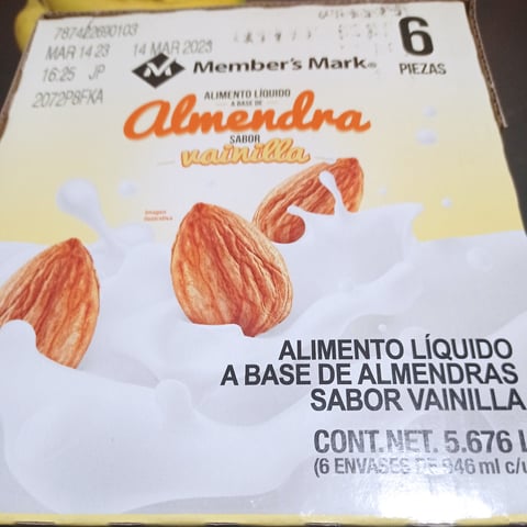 Member's Mark Bebida de Almendras sabor vainilla sin endulzar Reviews |  abillion