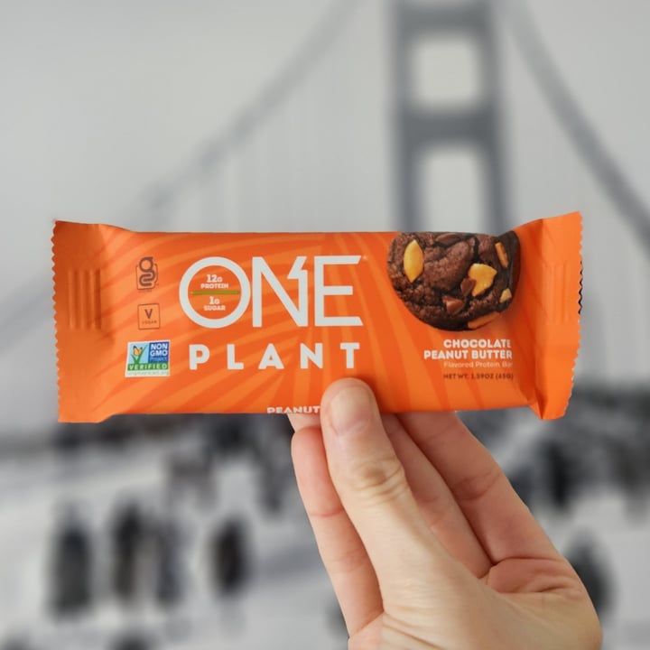 One Plant Chocolate Peanut Butter Protein Bar Review abillion