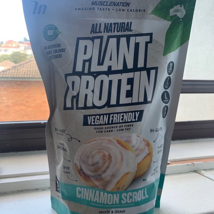 MuscleNation All Natural Plant Protein Cinnamon Scroll Review abillion