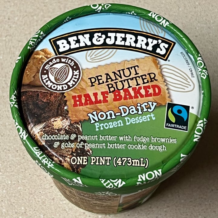 Ben & Jerry's Peanut Butter Half Baked NonDairy Frozen Dessert Review