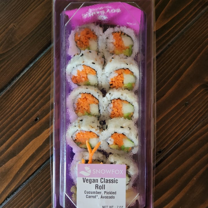Snowfox Sushi Vegan Classic Roll Reviews | abillion