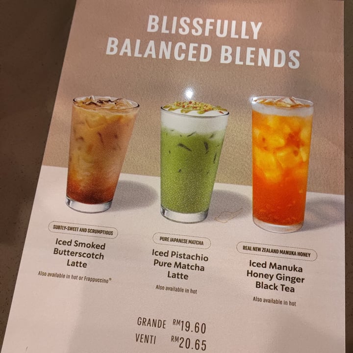 Starbucks Iced Pistachio Pure Matcha Latte Reviews abillion