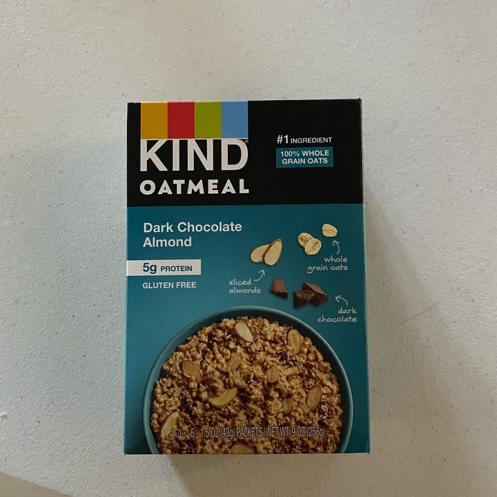 KIND Dark Chocolate Almond Oatmeal Review abillion