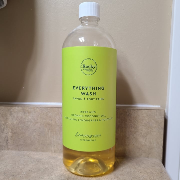 Rocky Mountain Soap Co. Everything Wash Lemongrass Review abillion