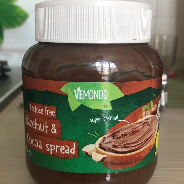 Vemondo lactose free hazelnut & cocoa spread Review abillion