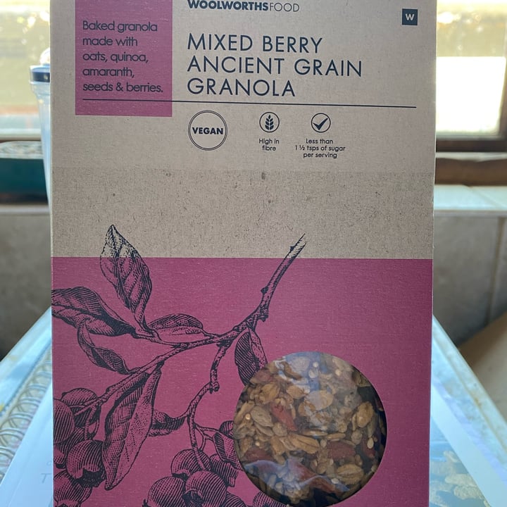 Woolworths Food Mixed Berry Ancient Grain Granola Review abillion