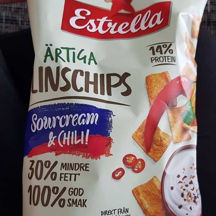 Estrella Ärtiga linschips sourcream & chili Review | abillion