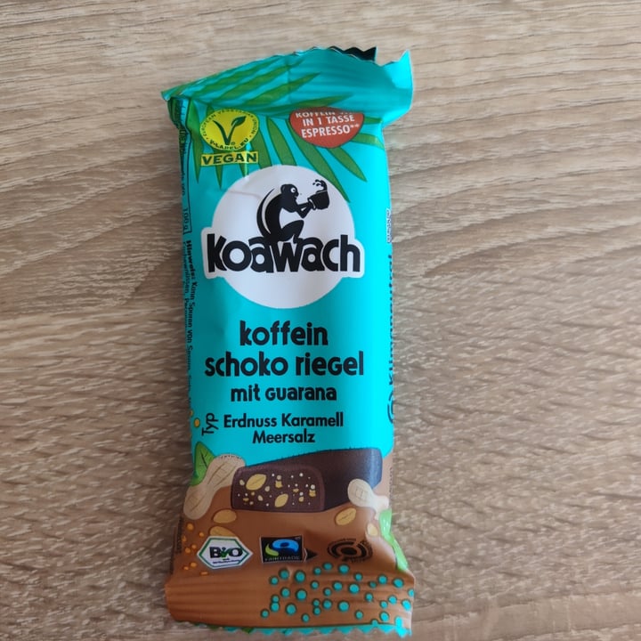 Koawach Koffein Schoko Riegel - Erdnuss Karamell Meersalz Review | abillion