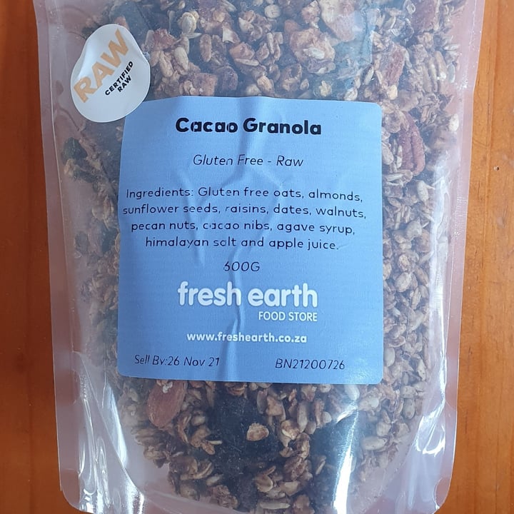 Fresh Earth Food Store Cacao Granola Review abillion