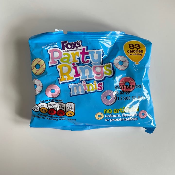 Party Rings Advert Fox's Party Rings Review | abillion