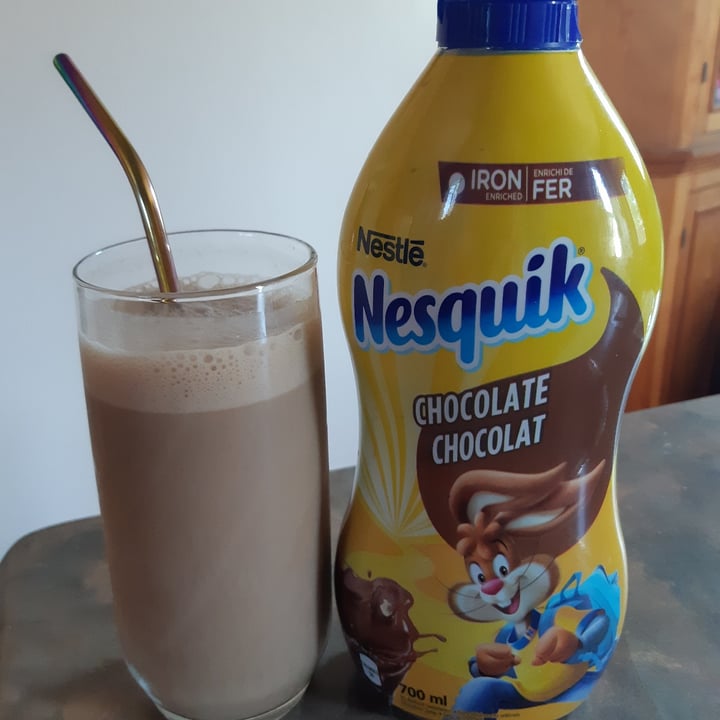 review photo of Nestlé Nesquik Chocolate Syrup shared by @plantsinmytummy on 27 Jun 2021 - review