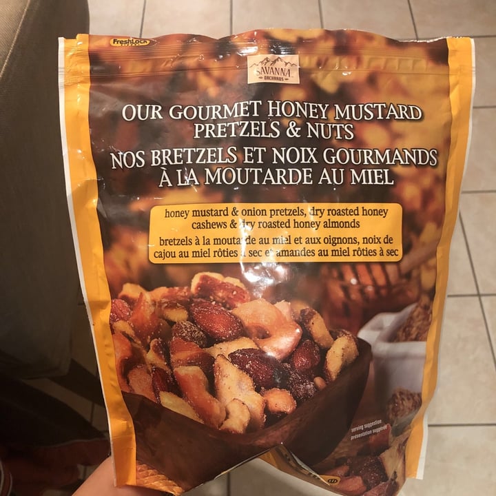 Savanna Honey mustard pretzels and nuts Review abillion