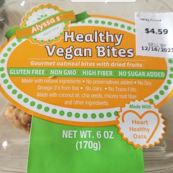 Alyssa’s Alyssa’s Healthy Vegan Bites Review abillion