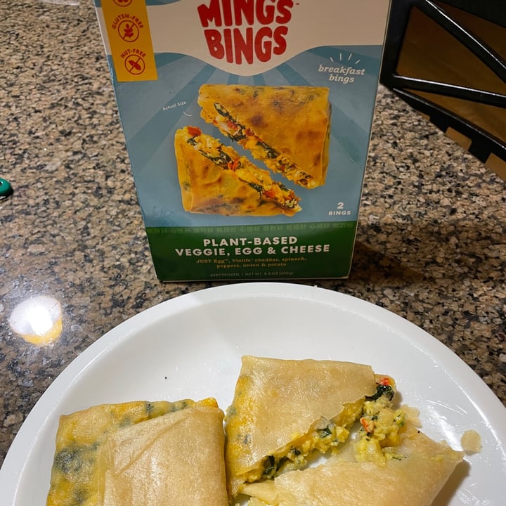 Mings bings plantbased veggie, egg and cheese Review abillion