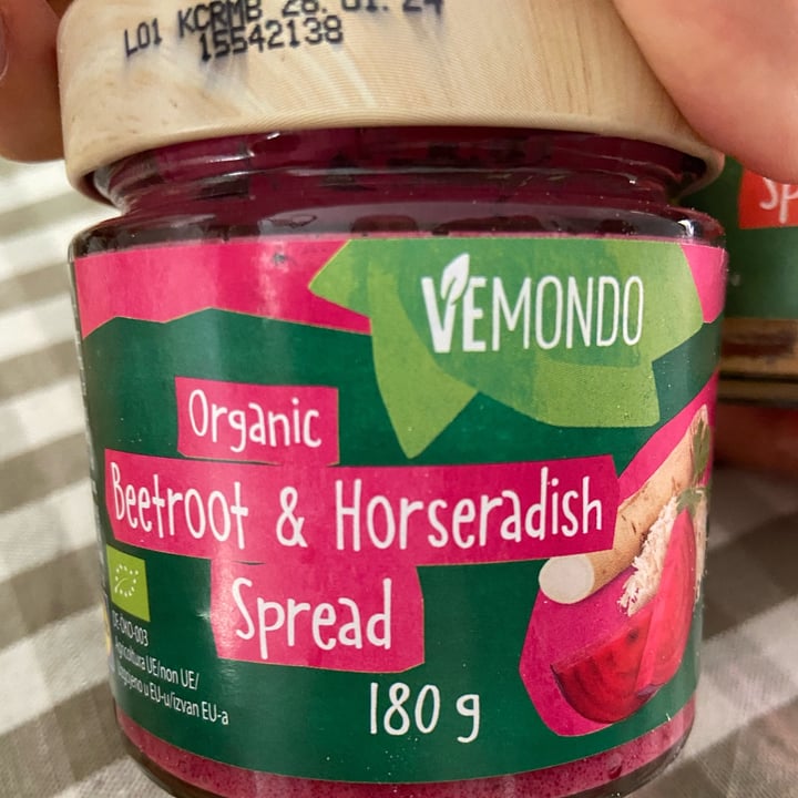 Vemondo Organic Beetroot & Horseradish Spread Review abillion