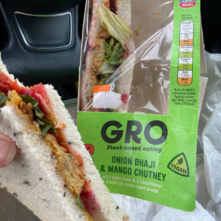 Coop Gro Onion Bhaji And Mango Chutney Sandwich Reviews abillion