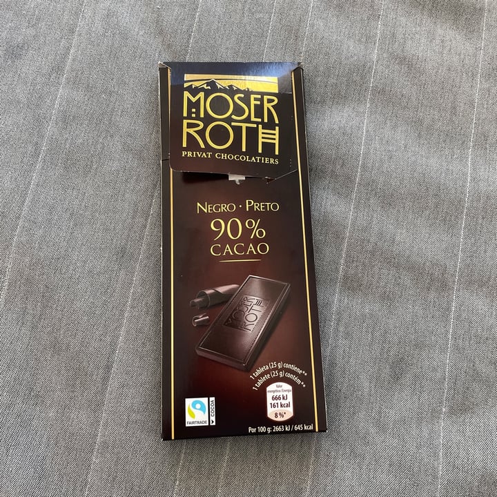 Moser Roth edel bitter 90% Review | abillion