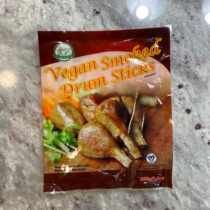All Vegetarian Inc. Vegan Smoked Drum Sticks Review abillion