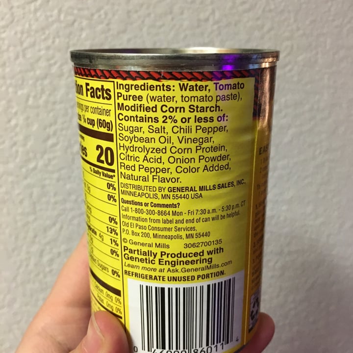 Old El Paso Mild Red Enchilada Sauce Reviews abillion