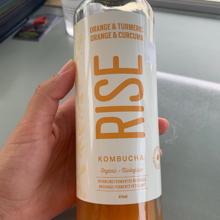 RISE Kombucha Orange turmeric Review abillion