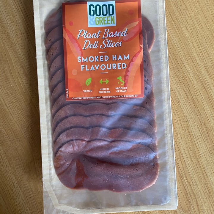 Good & Green Plant Based Deli Slices Smoked Ham Flavoured Review abillion
