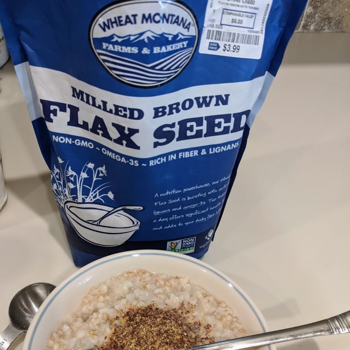 Wheat Montana Milled Brown Flax Seeds Review abillion