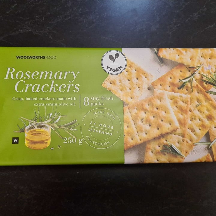 Woolworths Food Rosemary Crackers Review abillion