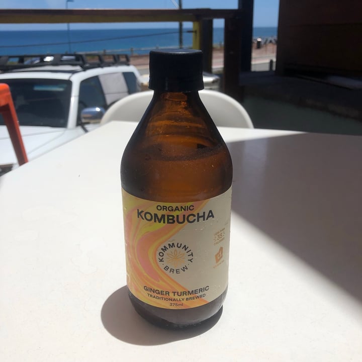 Kommunity Brew Organic Ginger Turmeric Kombucha Review abillion
