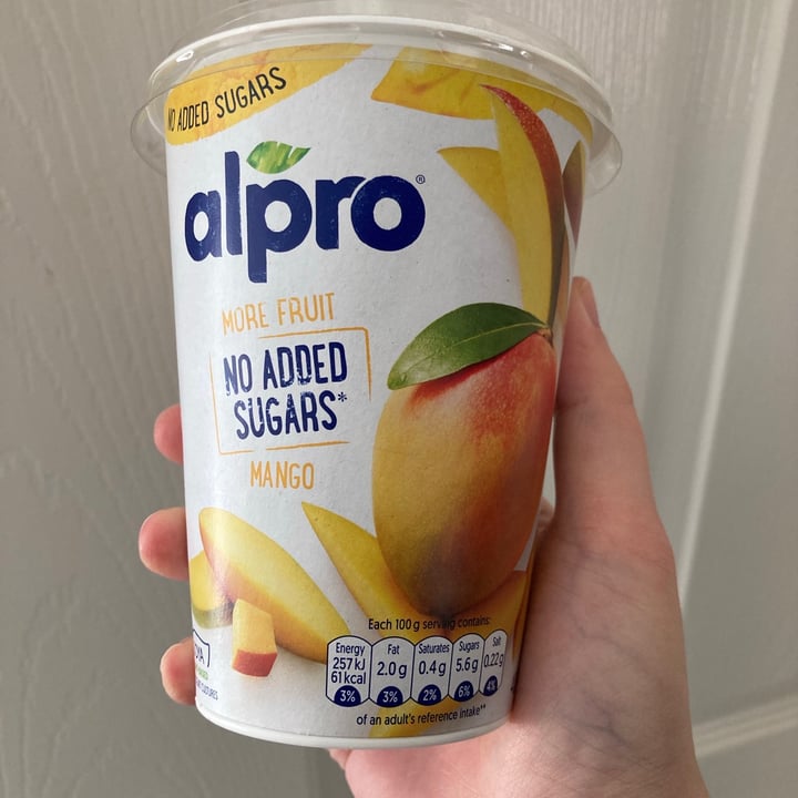 Alpro Mango Yogurt No Added Sugars Review abillion
