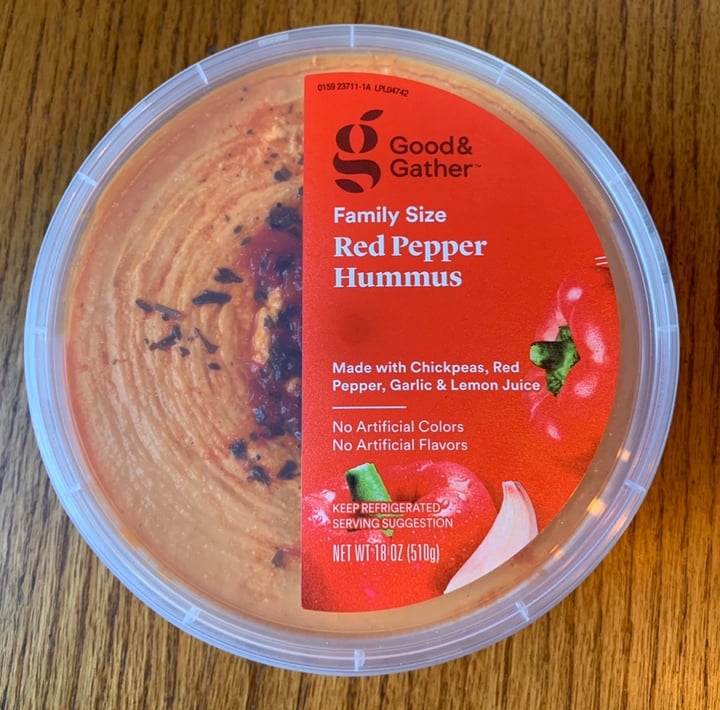 Good & Gather Red Pepper Hummus Review abillion