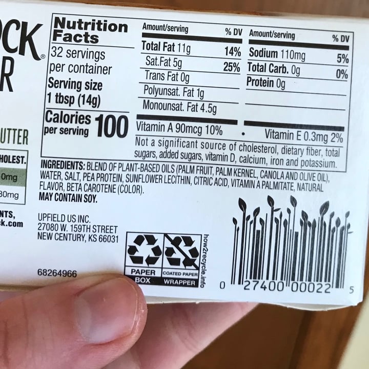 review photo of CountryCrock Country Crock Plant Butter with Olive Oil shared by @plants on 04 Mar 2022 - review