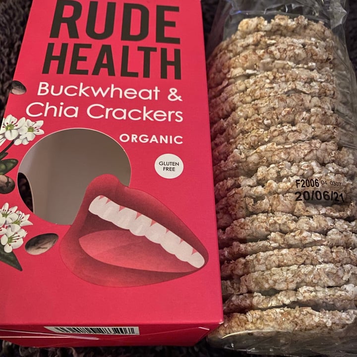 Rude health Buckwheat & Chia Crackers Reviews abillion