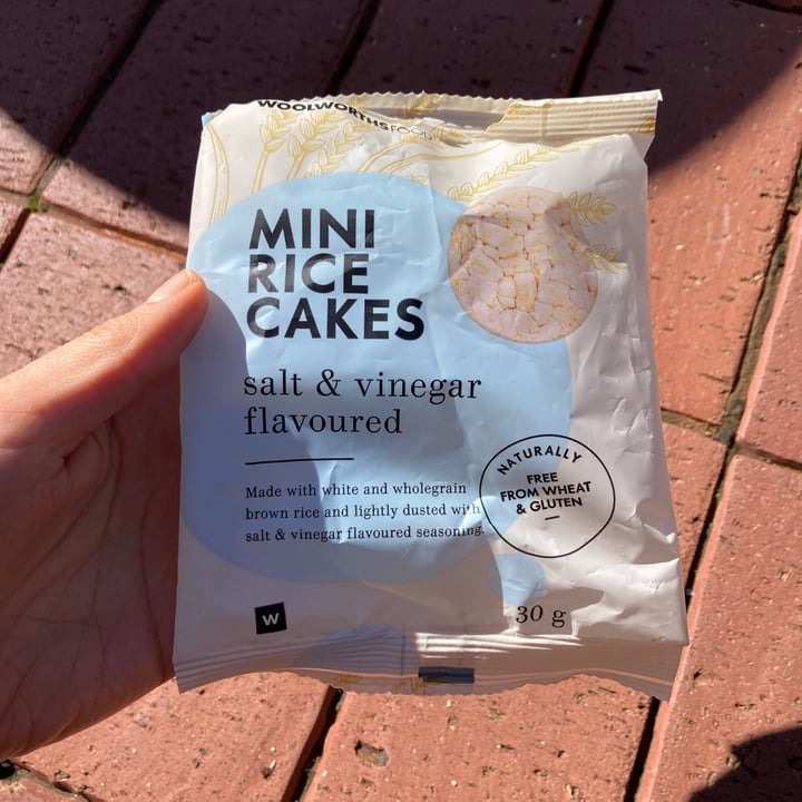 Woolworths Food Mini rice cakes Salt And Vinegar Review abillion
