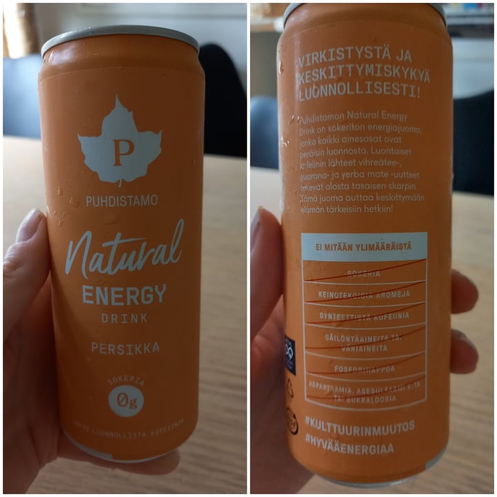 Puhdistamo Natural energy drink peach Reviews abillion