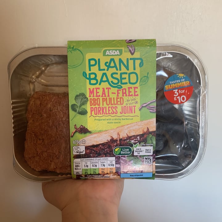 ASDA Meatfree bbq pulled porkless joint Reviews abillion