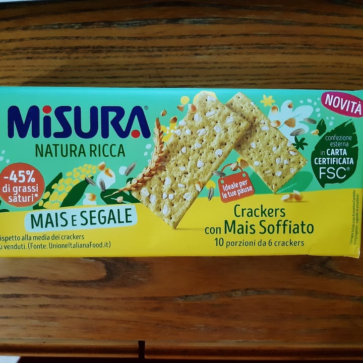 Misura Crackers con mais soffiato e segale - Natura Ricca Review | abillion