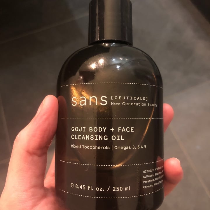 Sans ceuticals Goji Body And Face Cleansing Oil Review abillion