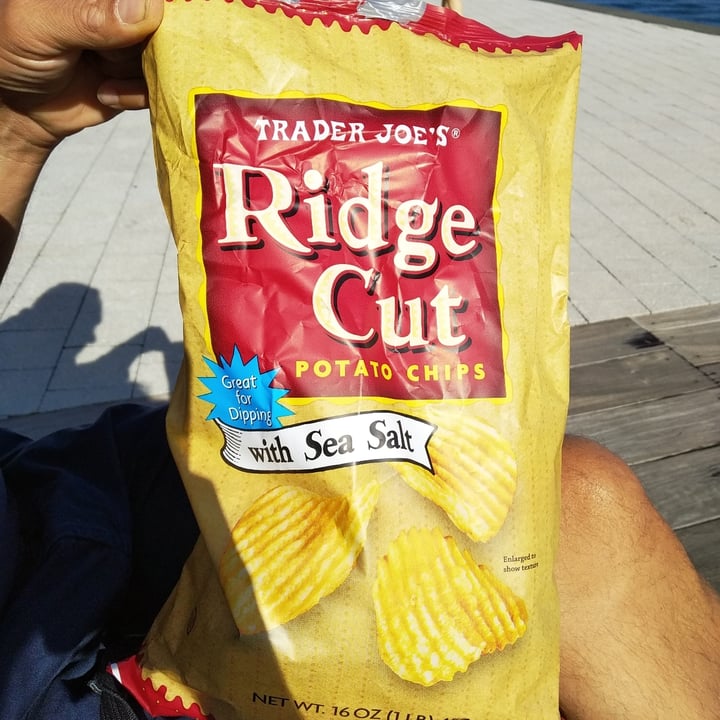Trader Joe's Ridge Cut Potato Chips Review abillion