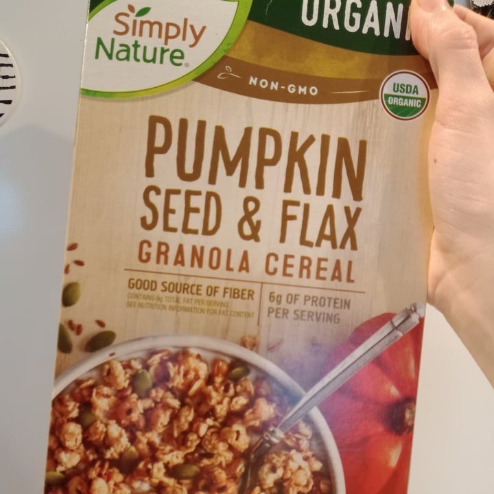 Simply Nature Pumpkin Seed and Flax Granola Reviews abillion