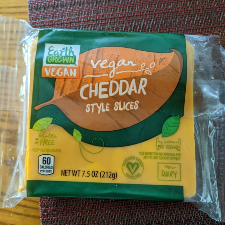 Earth Grown vegan cheddar style slices Review abillion