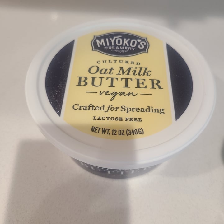 Miyoko's Creamery Cultured Vegan Butter Made With Oat Milk Hint of Sea